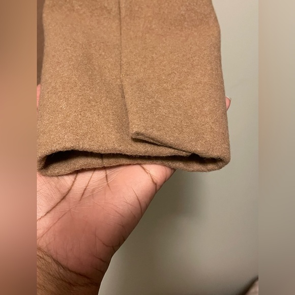 Jil Sanders X UNIQLO +J Wool Tan Peacoat - Picture 8 of 12